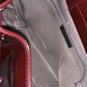 Purse-candy apple red Beijo bag.